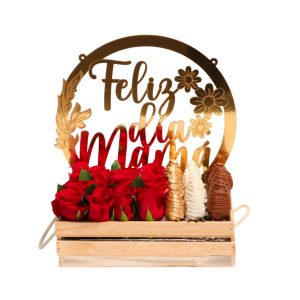 Feliz día mamá rosas